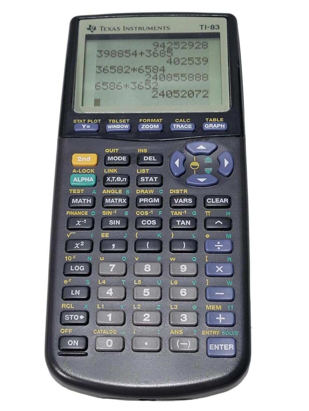 Texas Instruments TI-83 Handheld Graphing Calculator